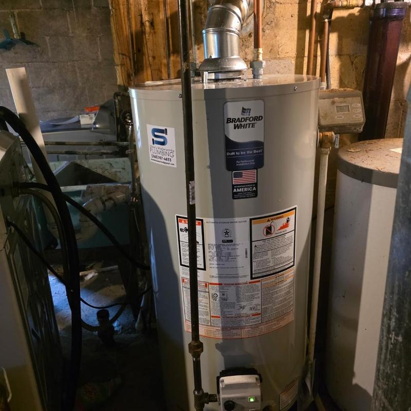 Bradford White 40 gal water heater installation Bradford White 40 gal water heater installation