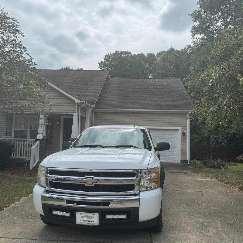 Residential asphalt shingle roof before replacement in Rock Hill