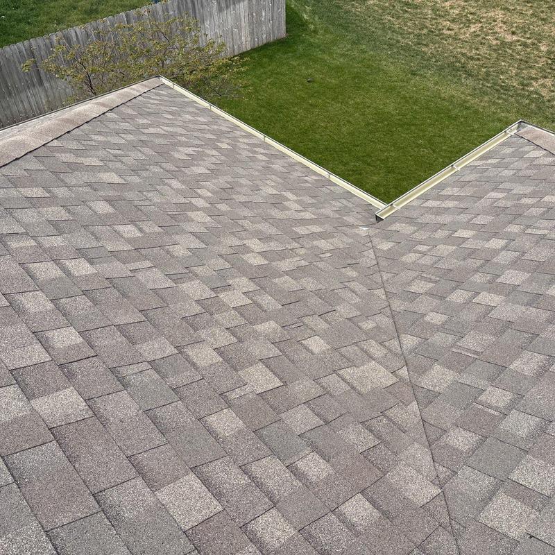 Tamko Titan XT shingles on residential roof Tamko Titan XT shingles on residential roof