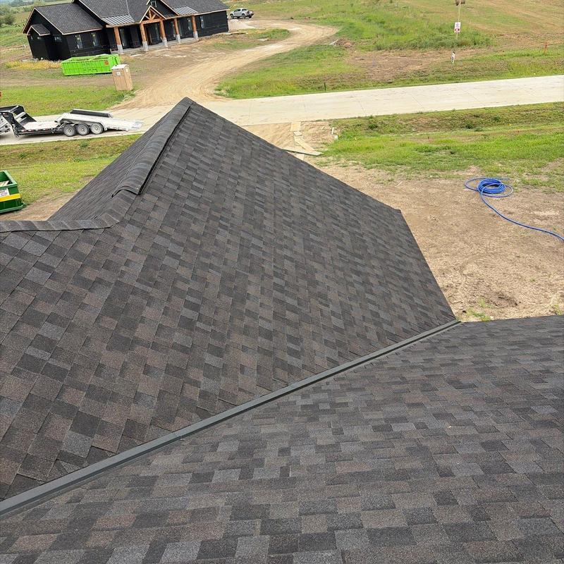IKO Dynasty AR shingles on residential roof Palmyra NE IKO Dynasty AR shingles on residential roof Palmyra NE