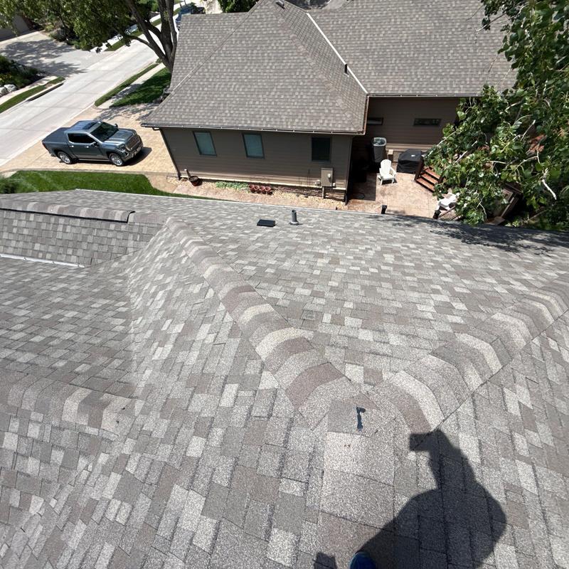 Tamko Titan XT asphalt roof with ridge vents Tamko Titan XT asphalt roof with ridge vents