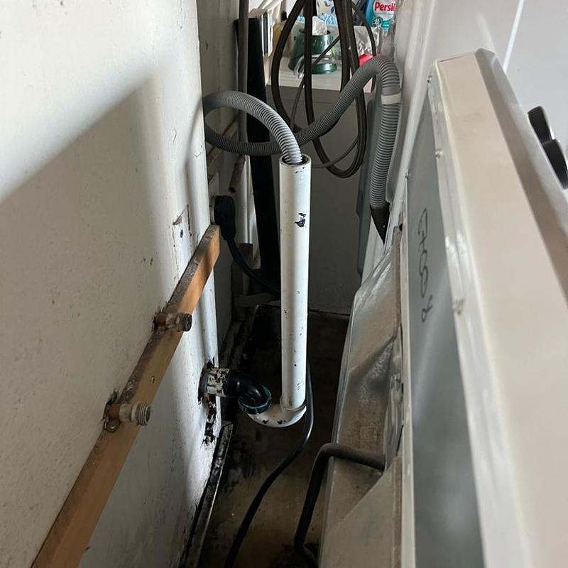 Laundry and kitchen drain line hydro jet cleaning