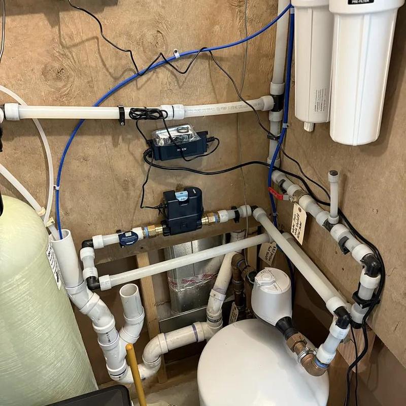 Moen Smart Flo water shutoff installation and piping