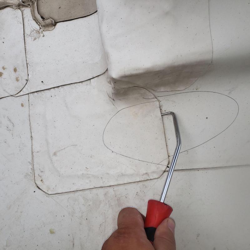 TPO roofing detached seams and pitch pan inspection TPO roofing detached seams and pitch pan inspection