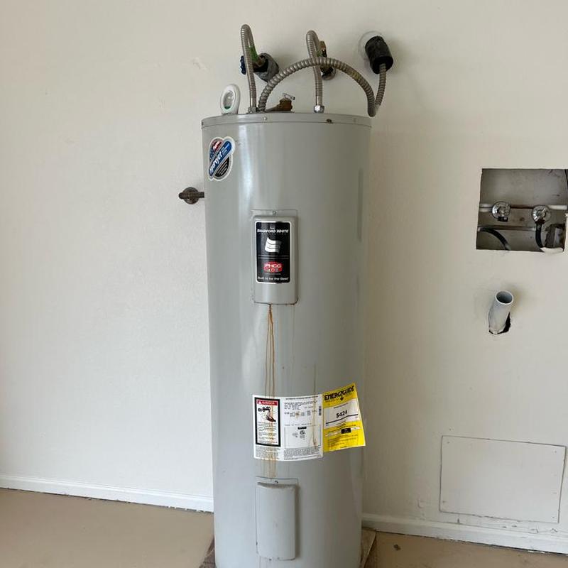 Bradford White 50-gallon electric water heater installation