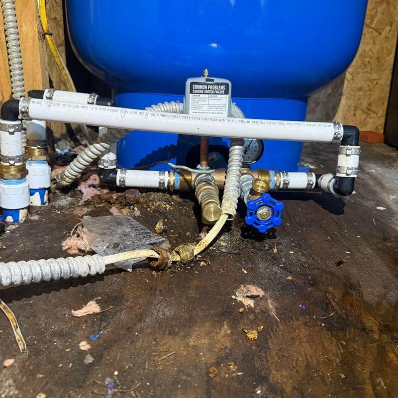 Pressure switch and piping with new 14” nipple installation Pressure switch and piping with new 14” nipple installation