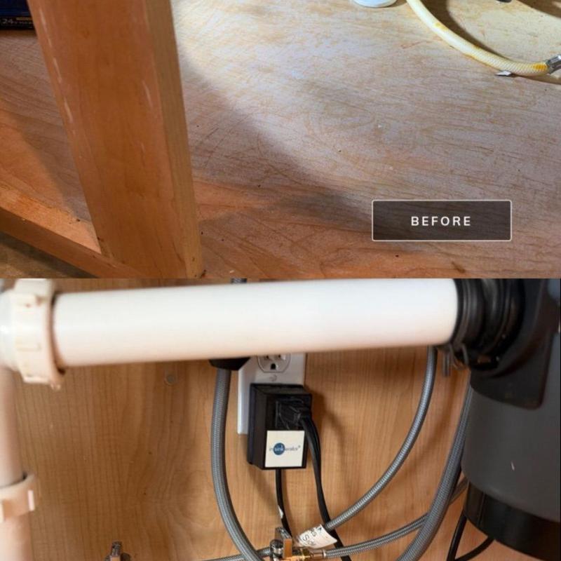 Quarter turn angle stops replacement under sink plumbing