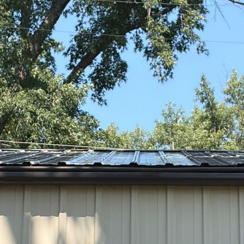 Metal Sales Strong Panels metal roofing with gutter Metal Sales Strong Panels metal roofing with gutter