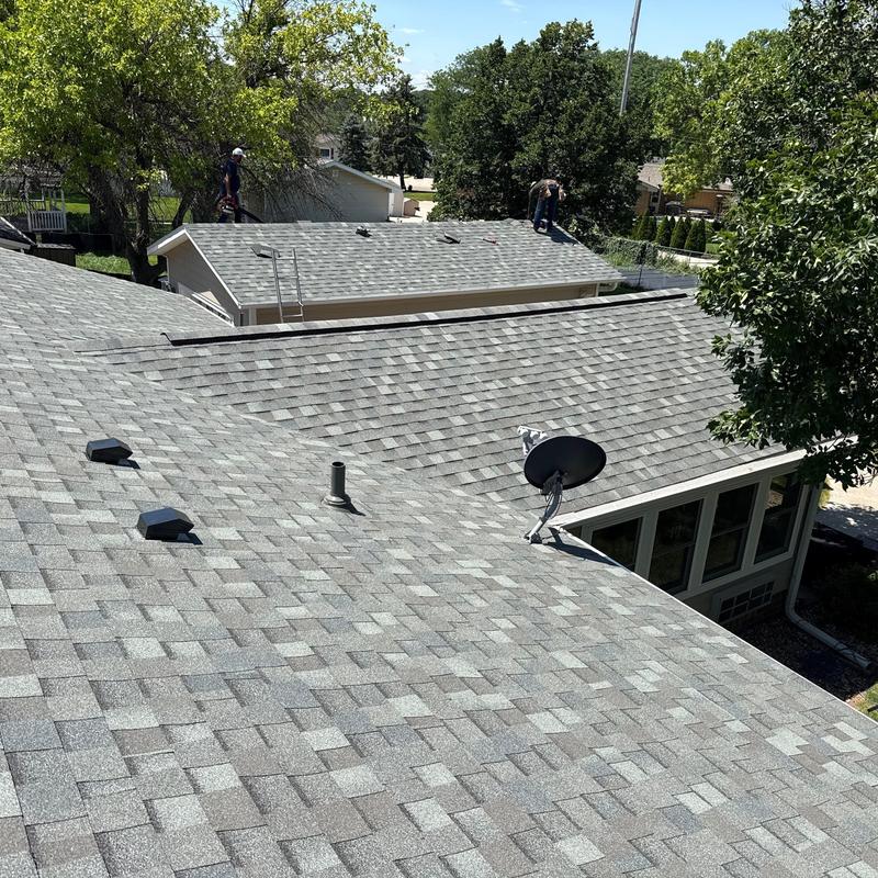 Tamko Titan XT shingles on residential roof Tamko Titan XT shingles on residential roof