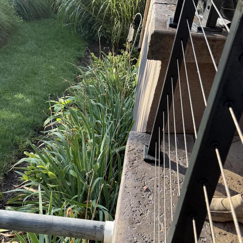 Concrete patio drainage and foundation water management Concrete patio drainage and foundation water management