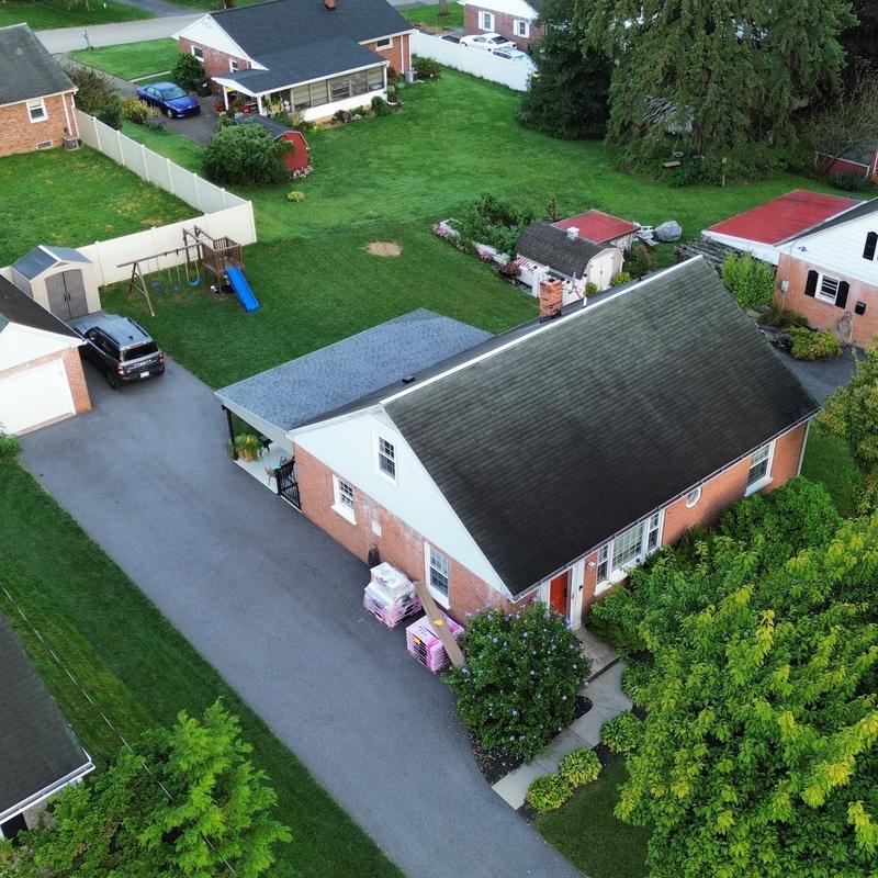 Cape Cod asphalt shingle roof replacement, Lancaster PA Cape Cod asphalt shingle roof replacement, Lancaster PA