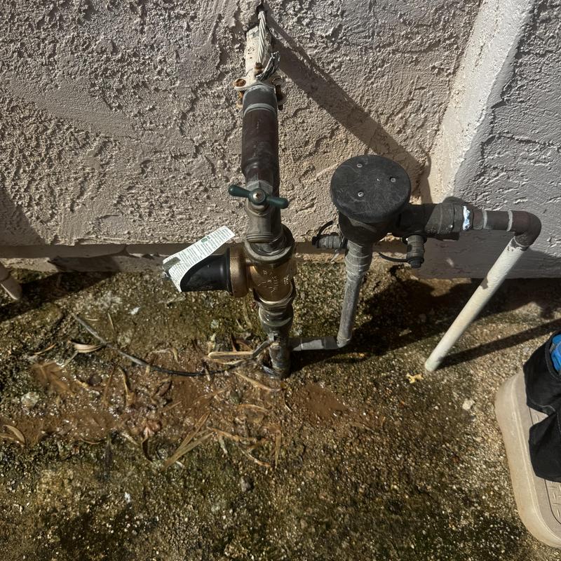 1-inch pressure-reducing valve and water meter installation 1-inch pressure-reducing valve and water meter installation