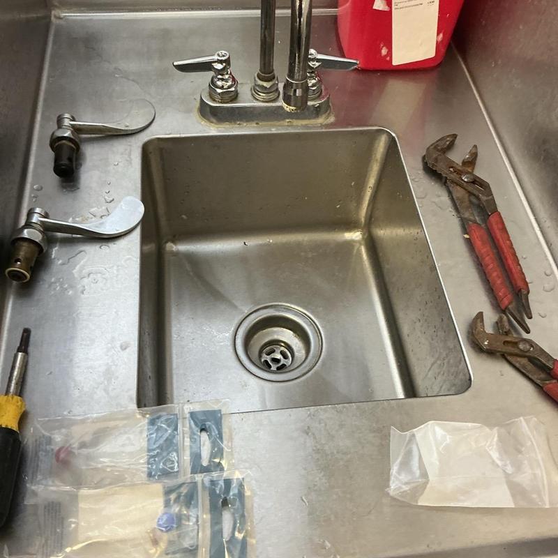 Commercial kitchen faucet stem removal and replacement Commercial kitchen faucet stem removal and replacement
