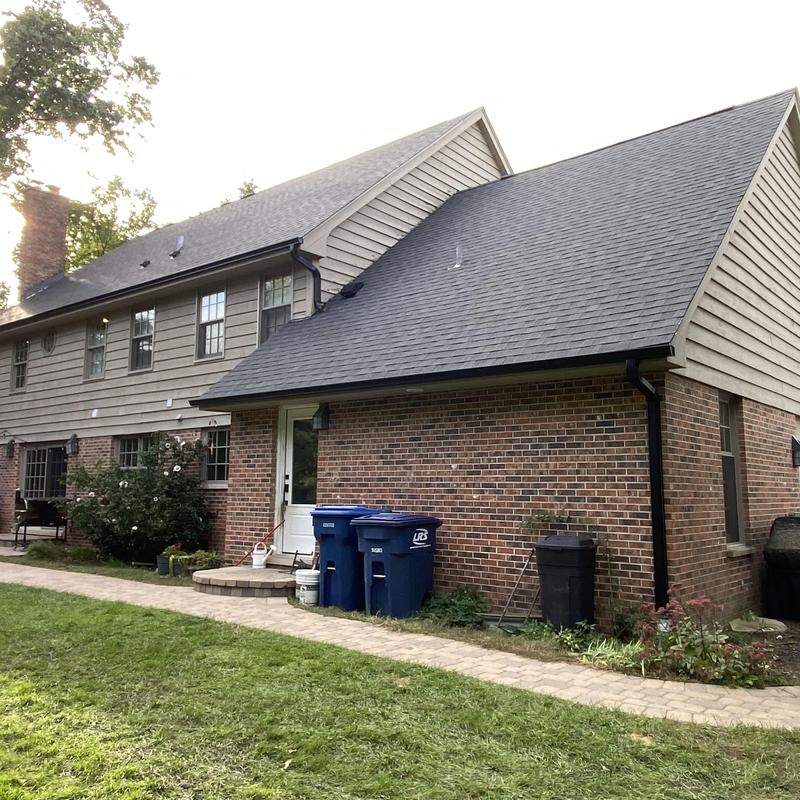 Atlas impact class 4 roof with gutter guards lakefront