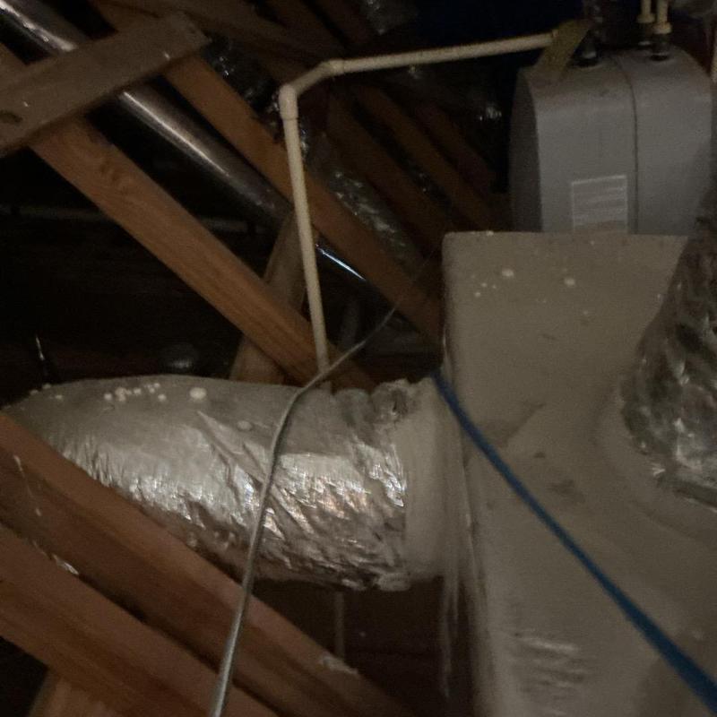 Emax water heater and CPVC pipe attic installation Emax water heater and CPVC pipe attic installation