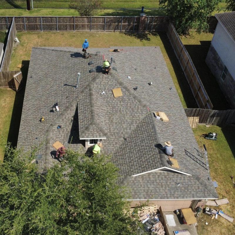 CertainTeed Landmark PRO shingle roof installation in Pearland CertainTeed Landmark PRO shingle roof installation in Pearland