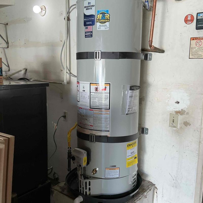 Bradford White 50-gallon water heater installation