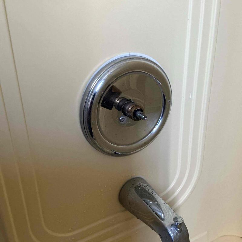 Posi-Temp tub shower cartridge installation removed
