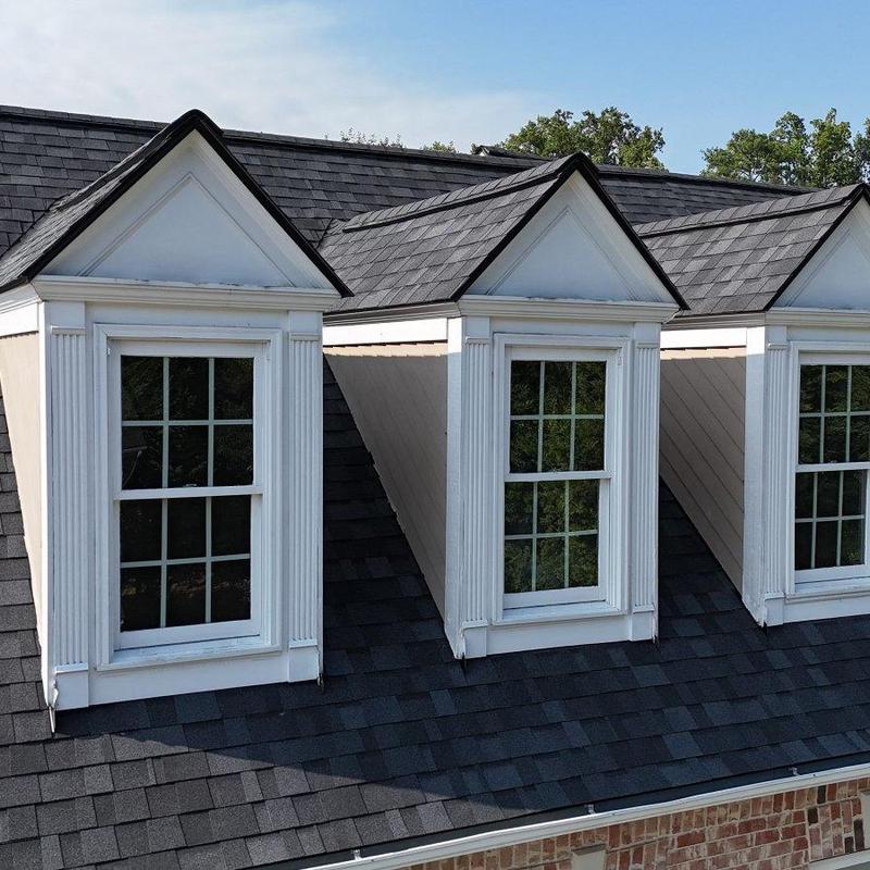 Dormer roof flashing and shingle repairs on home Dormer roof flashing and shingle repairs on home