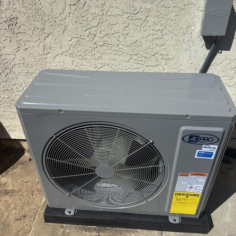 AC Pro X-Series condenser unit outdoor installation AC Pro X-Series condenser unit outdoor installation