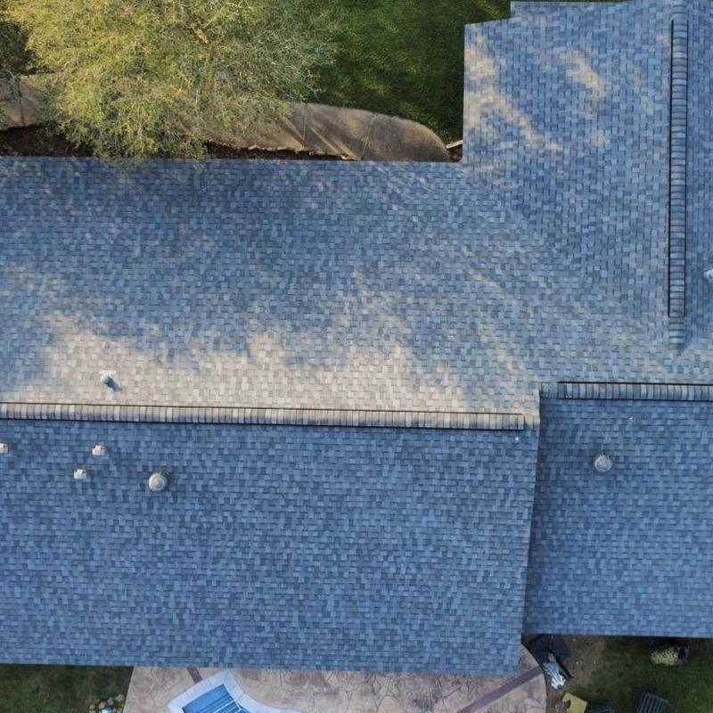 CertainTeed ClimateFlex shingles on residential roof CertainTeed ClimateFlex shingles on residential roof
