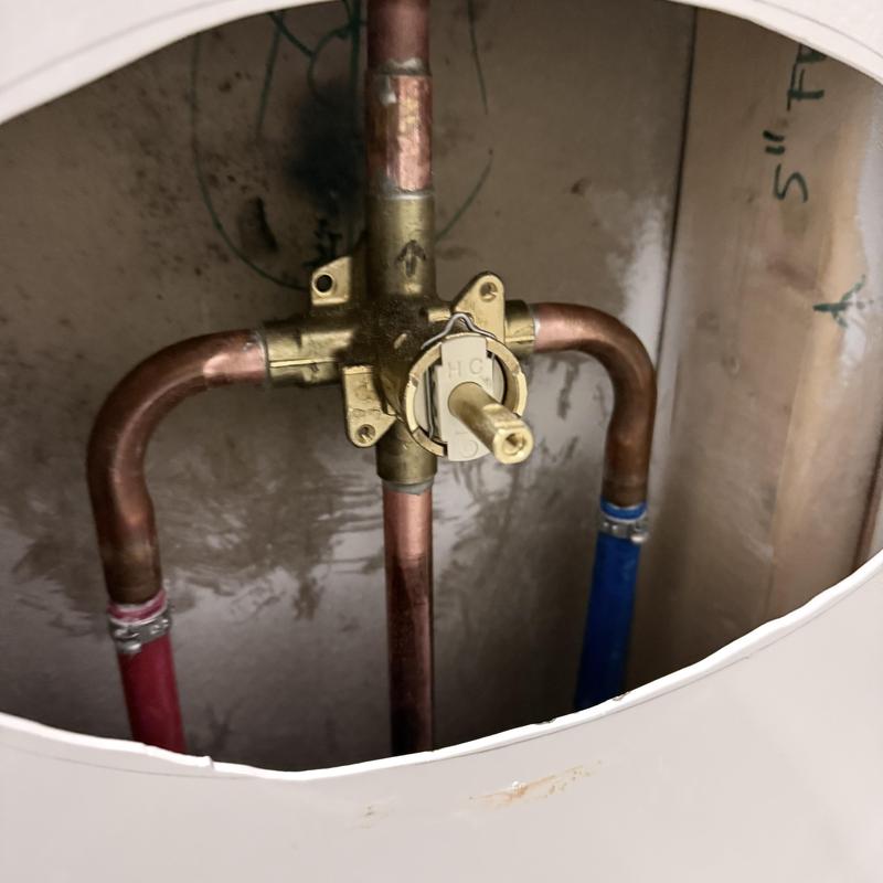 Moen shower valve with copper plumbing installation Moen shower valve with copper plumbing installation