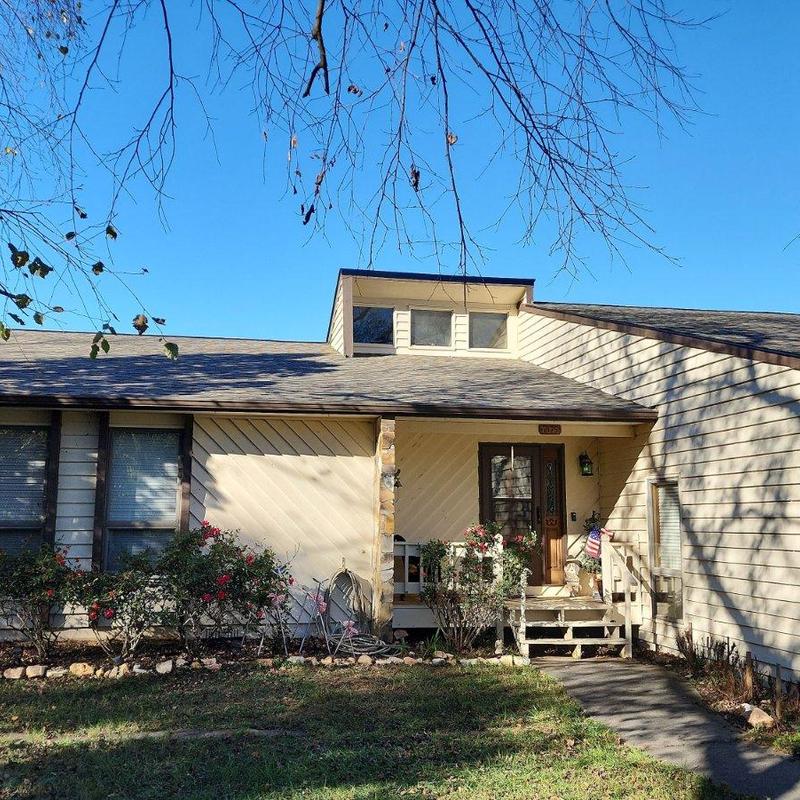 Asphalt shingle roof replacement on residential home Asphalt shingle roof replacement on residential home