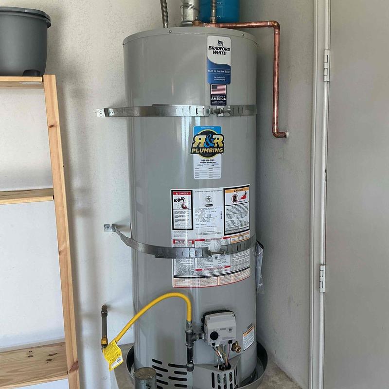 Bradford White 50-gallon water heater installation