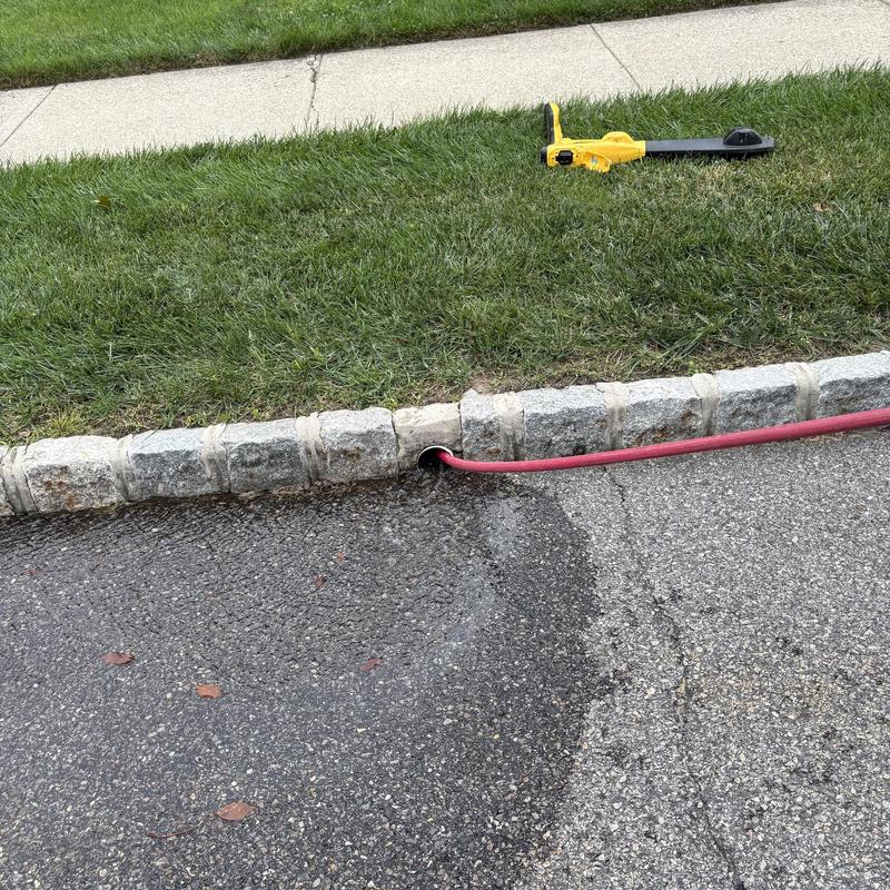Storm drainage pipe with inspection camera cable and tool Storm drainage pipe with inspection camera cable and tool