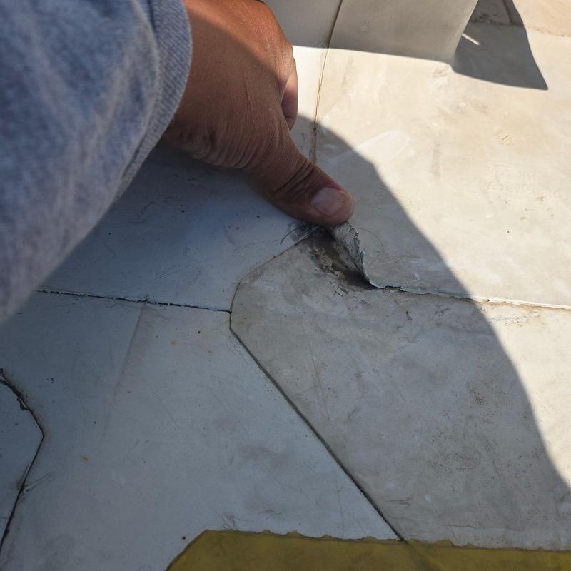 TPO roofing membrane lifting and cracking inspection TPO roofing membrane lifting and cracking inspection