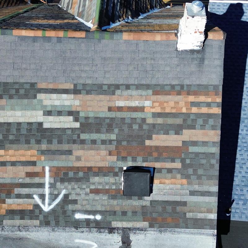 Architectural shingle roof with chimney and ventilation issues Architectural shingle roof with chimney and ventilation issues