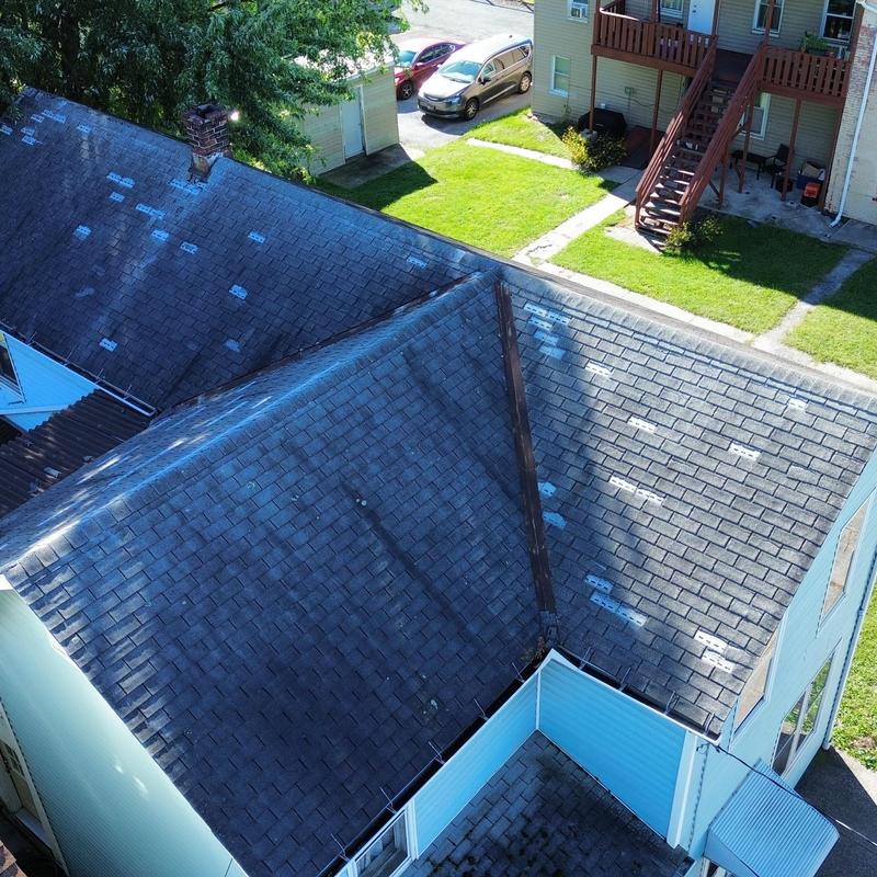 Shingle roof with significant loss and ventilation issues Shingle roof with significant loss and ventilation issues
