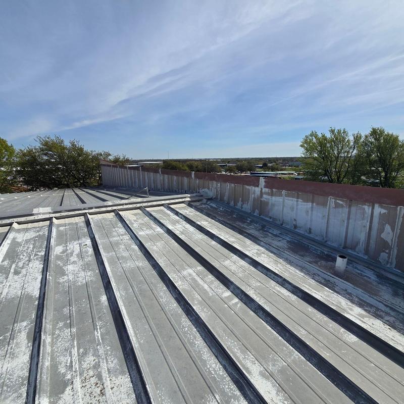 Metal roofing panels with seam and flashing inspection Metal roofing panels with seam and flashing inspection