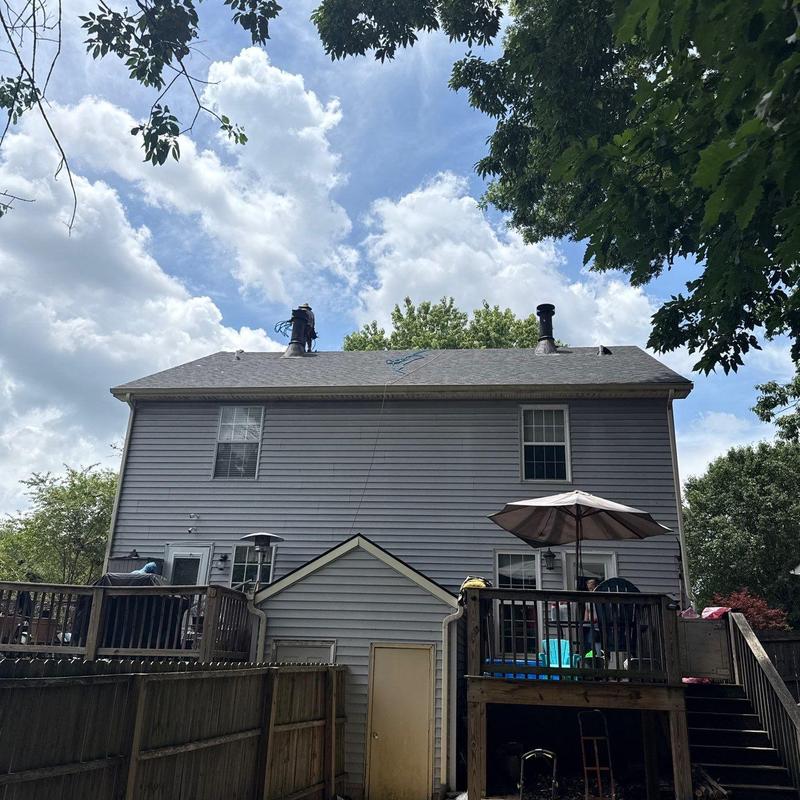Roof shingles inspection for hail and storm damage