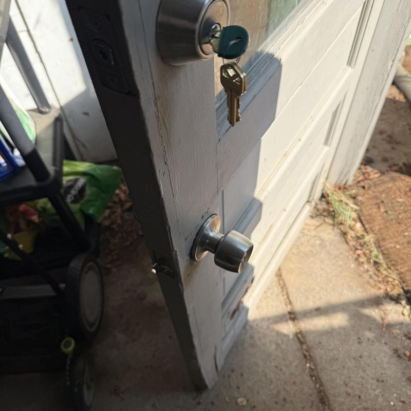 Door lock rekey with new keys in Midtown Tulsa rental