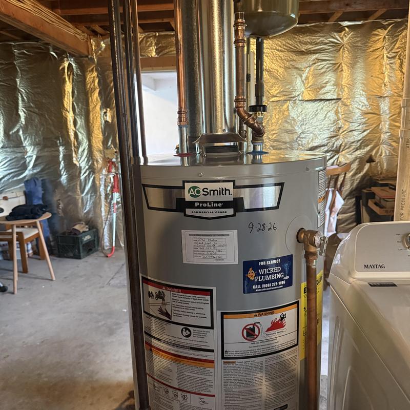 Water heater replacement with copper piping in basement Water heater replacement with copper piping in basement