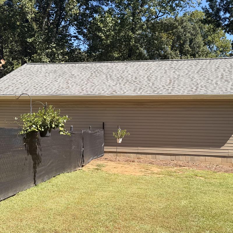 GAF Timberline HDZ shingle roof upgrade on garage GAF Timberline HDZ shingle roof upgrade on garage