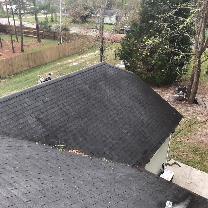 Asphalt shingle roof inspection for hail damage