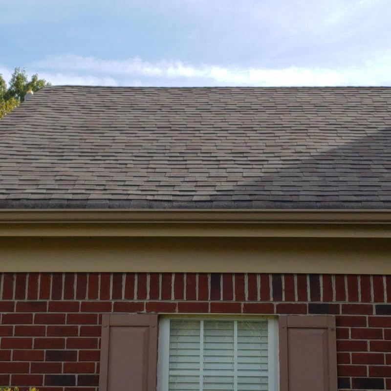 Asphalt shingle roof inspection for hail and wear
