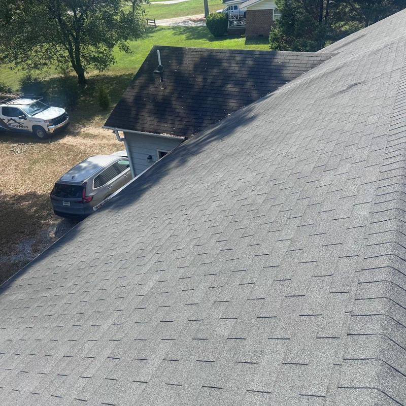 Asphalt shingle roof inspection with flashing and penetrations Asphalt shingle roof inspection with flashing and penetrations