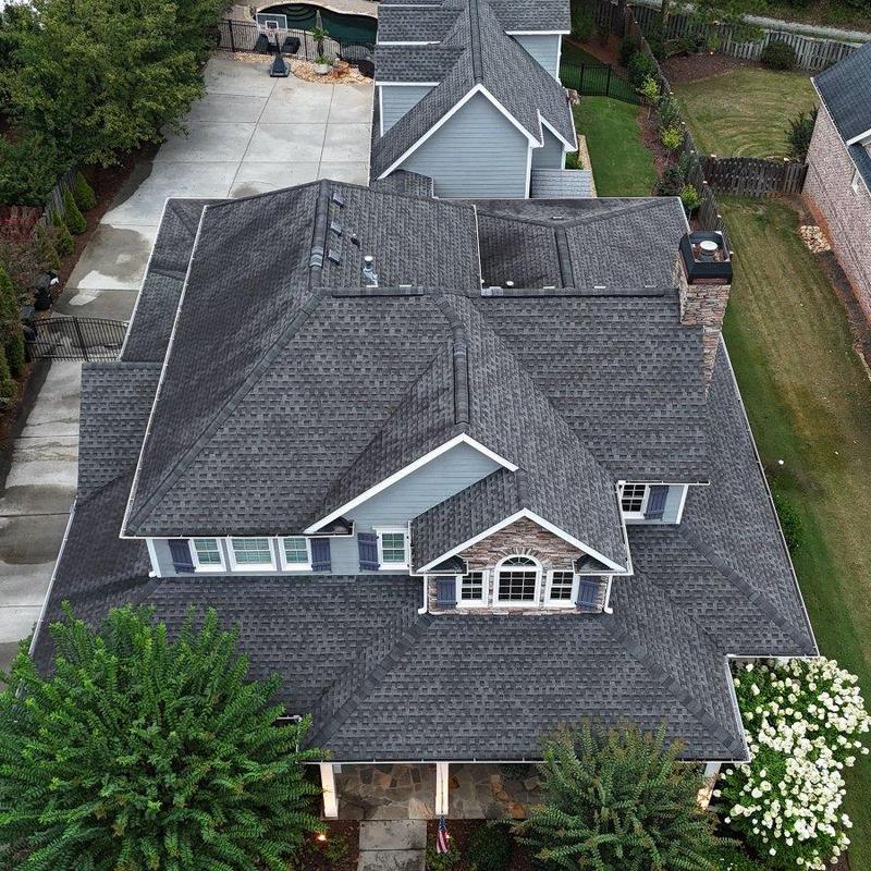 Asphalt shingle roof aerial inspection residential home Asphalt shingle roof aerial inspection residential home