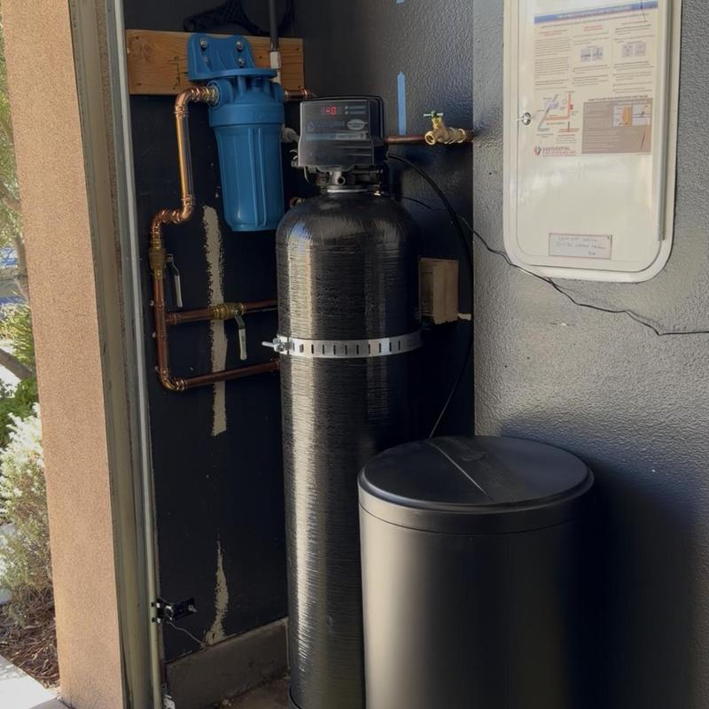 Whole house water filter and softener system installation Whole house water filter and softener system installation