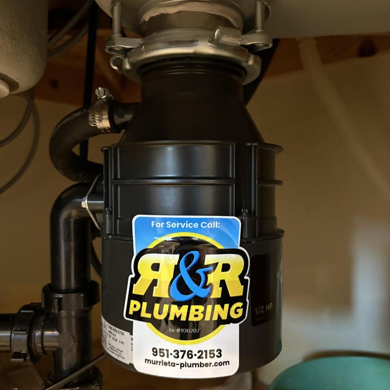 12-horsepower garbage disposal under sink installation