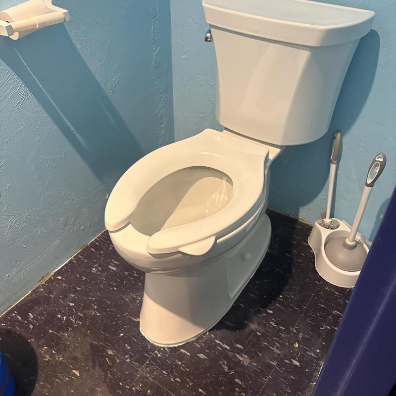 Fluorometer toilet with rebuilt valve and new seal Fluorometer toilet with rebuilt valve and new seal