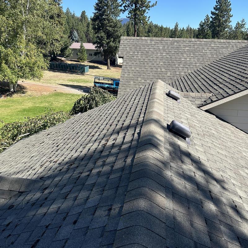Asphalt shingle roof with vent inspection in Hayden, ID