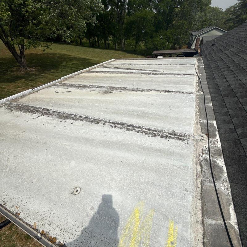Flat roof membrane inspection and wear assessment