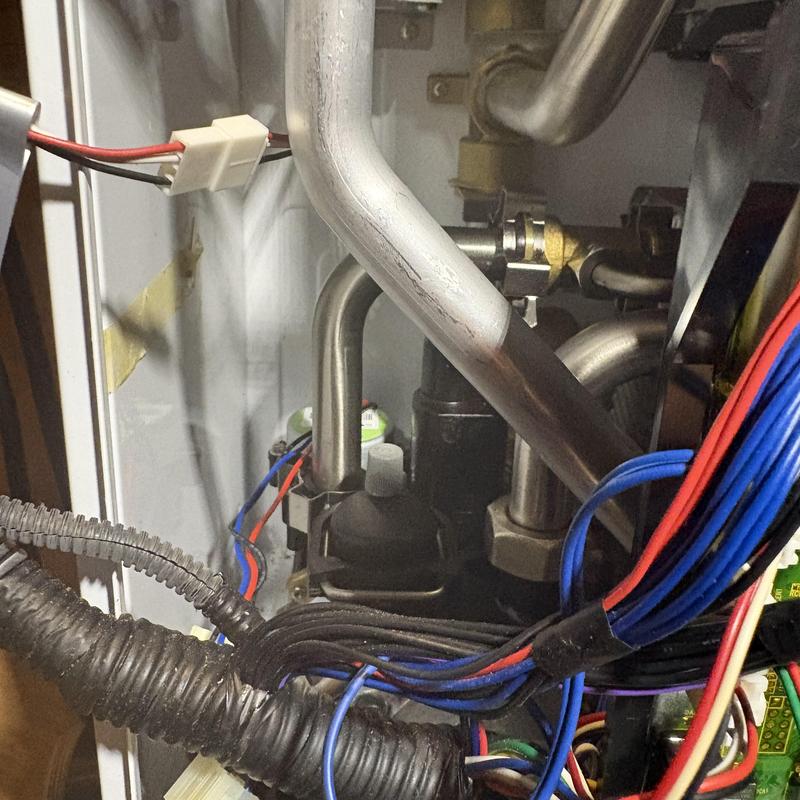Three-way valve and heat exchanger in boiler system Three-way valve and heat exchanger in boiler system