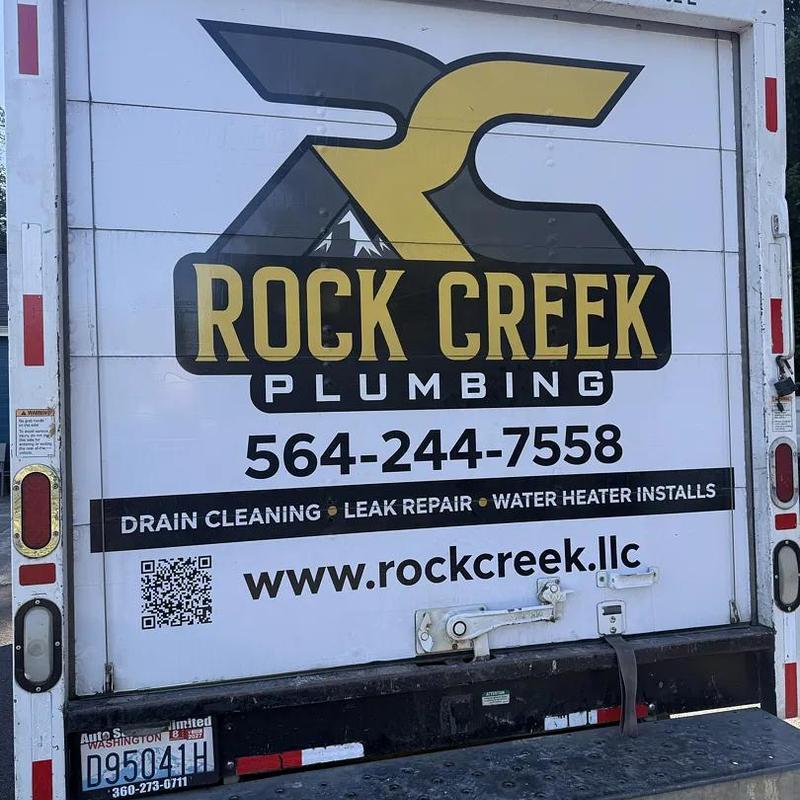 ABS drain pipe leak location and repair truck logo ABS drain pipe leak location and repair truck logo