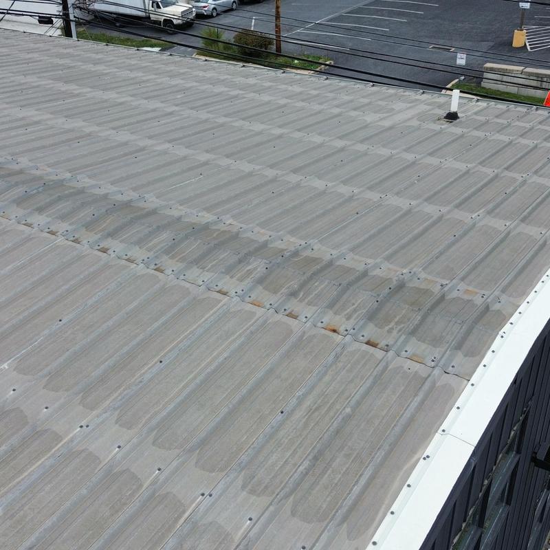 Commercial metal roof with rubber grommets deteriorating Commercial metal roof with rubber grommets deteriorating