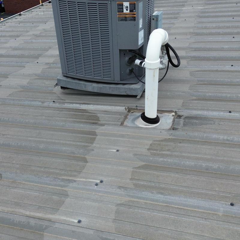 Rubber grommet on commercial metal roof deteriorating Rubber grommet on commercial metal roof deteriorating
